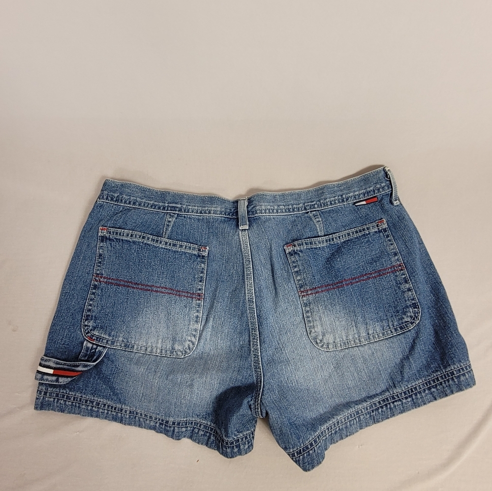 Vintage 90s Tommy Hilfiger Spellout Carge Jeans Size 13 - Picture 7 of 16